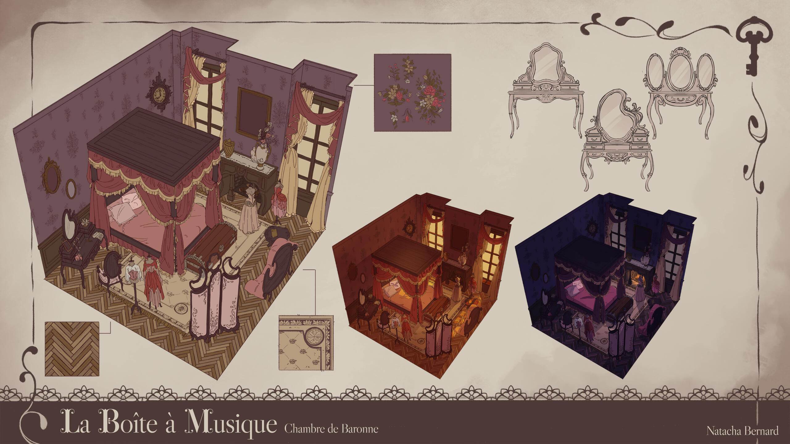 Environment Design Chambre de Baronne